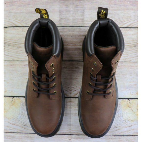 Dr Martens Air Wair Cartor Dark Brown Mens Boot 12 - Picture 5 of 12